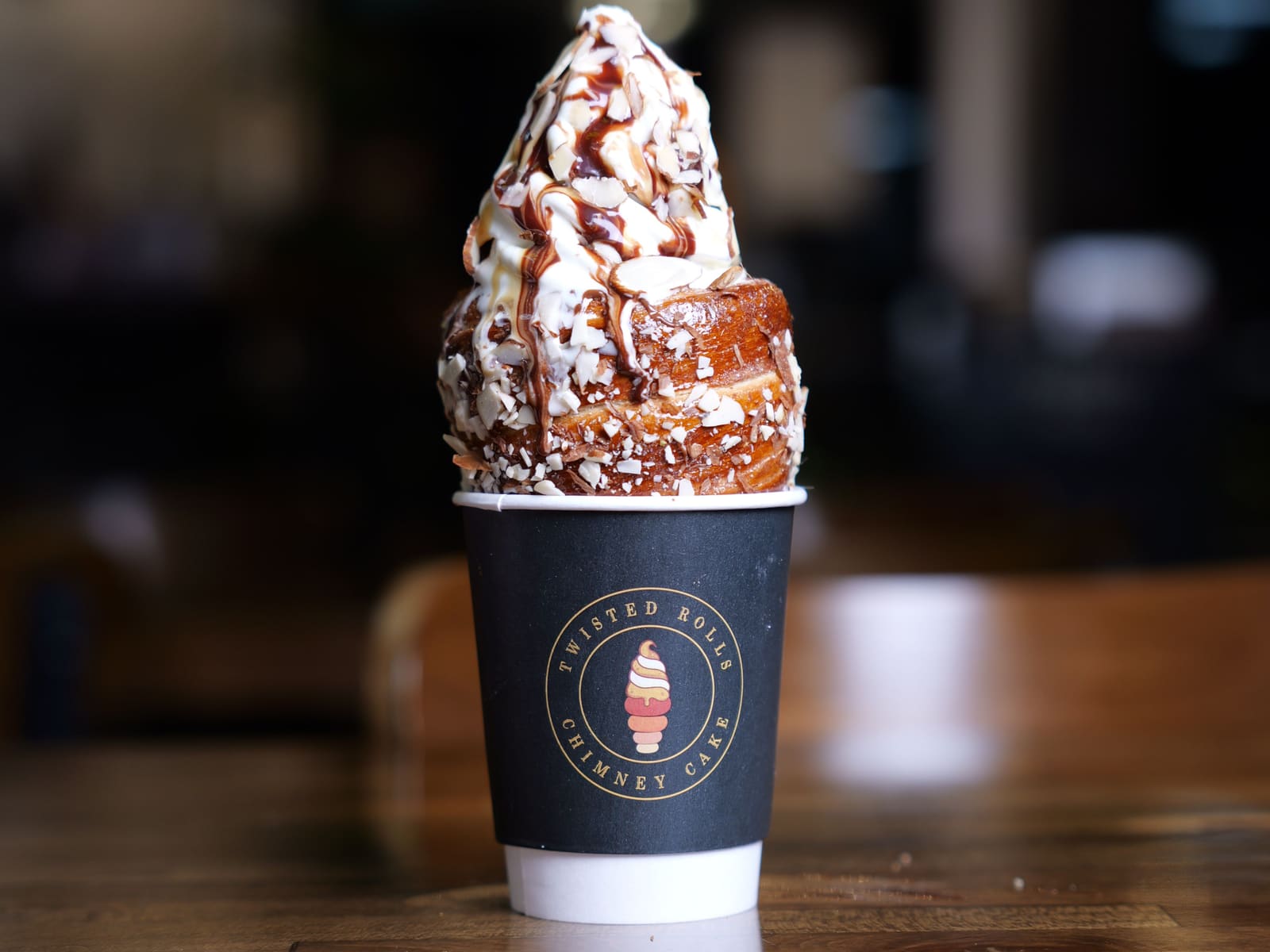 Almond Chimney Cake