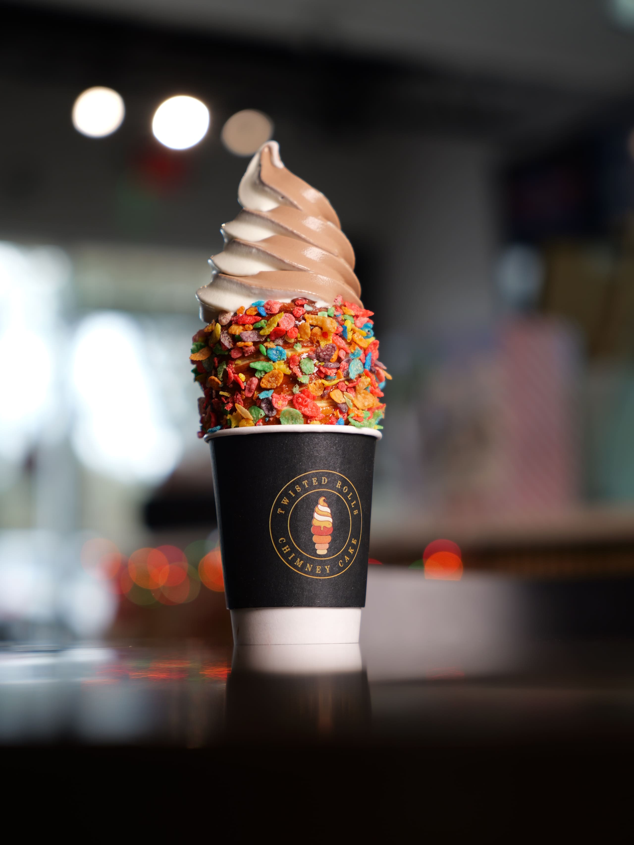 Fruity Pebbles Cone