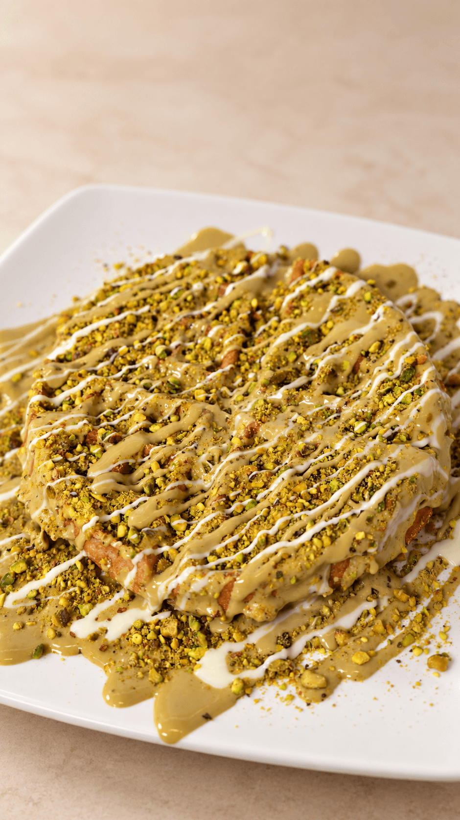 Pistachio Waffle